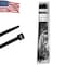 Kable Kontrol Cable Tie, 36 in L, 11 in Max Bundle Dia., Black, Nylon 6/6, 175 lb Strength, 50 PK CTUSA-36-175-50-BK - alternate 1